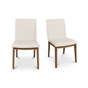 Demi Dining Chair Cream-Set of Two